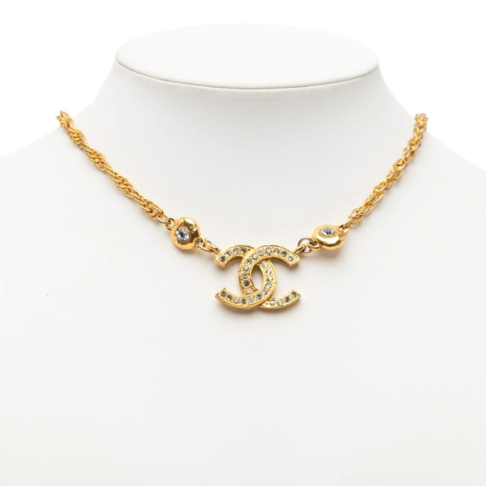 CHANEL Gold Logo Necklace - Picture 6 of 6